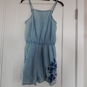 Chambray Romper